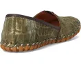 Слипоны Spring Step Kathaleta-spice из кожи с крокодиловым тиснением