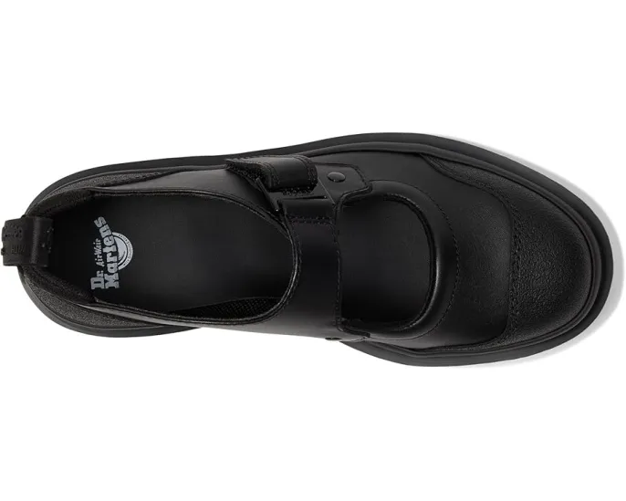 Балетки Indica Elphie Mary Jane от Dr. Martens с острым носком и пряжкой