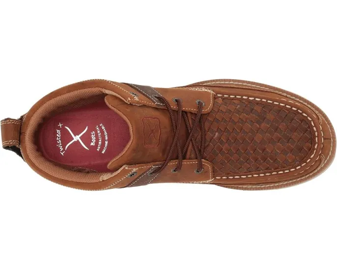 Кожаные ботинки Twisted X MCA0032 с мокасиновым носком и противоскользящей подошвой