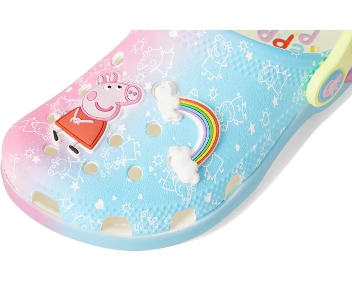 Детские сабо Crocs Classic с героями Peppa Pig для малышей
