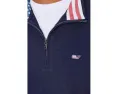 Свитер Vineyard Vines с воротником и застежкой-молнией на четверть