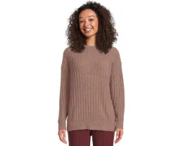 Свитшот оверсайз UGG Riz Top Rib с рельефной резинкой и удлиненными рукавами