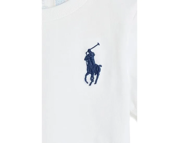 Белая футболка Polo Bear Cotton Jersey Tee для детей Polo Ralph Lauren