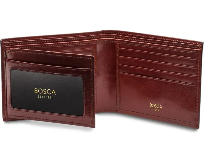 Bosca Old Leather Collection Continental ID Wallet портмоне с отделением для удостоверения