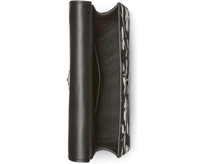 Kate Spade New York Deco Uptown Blooms Printed Suede мини кроссбоди на цепочке