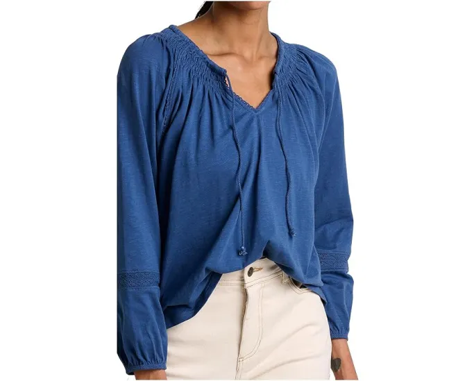 Toad&Co Блуза Primo с длинным рукавом и вырезом лодочкой