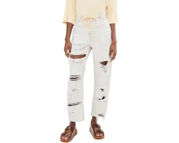 Джинсы Free People Moxie Low Slung Pull-On Barrel с заниженной талией