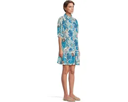 Белое платье Brett с цветочным кружевом и корсетом от Lilly Pulitzer