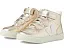Кроссовки VEJA Small V-10 Mid для малышей с блестящим кожаным верхом