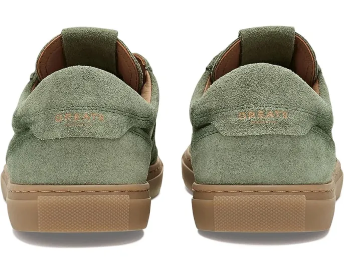 Кроссовки GREATS Charlie из итальянской кожи и замши с резиновой подошвой