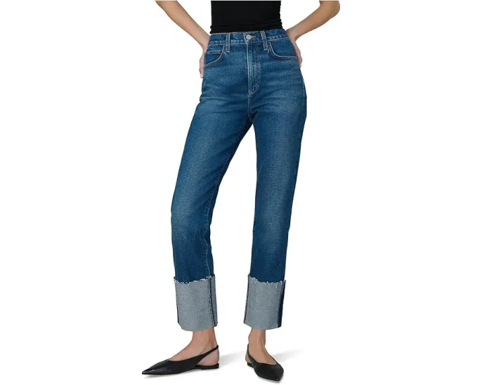 Joe's Jeans The Margot Slim W/ Wide Cuff джинсы с прямыми штанинами и широким манжетом