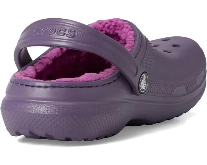 Crocs Classic Lined Clog детские утепленные сабо с искусственным мехом