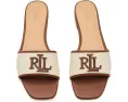 Босоножки Lauren Ralph Lauren Everley на низком каблуке с отделкой из кожи