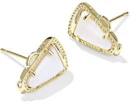 Серьги-гвоздики Cheer с родиевым покрытием от Kendra Scott