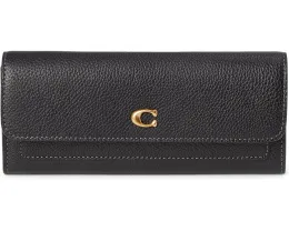 Длинный кошелек-клатч COACH Mila Long Flap с карманом для монет