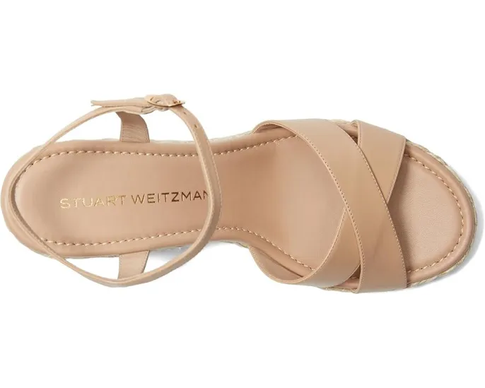 Эспадрильи Stuart Weitzman Dayna Espadrille Wedge на танкетке с ремешком на щиколотке