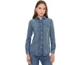 Джинсовая рубашка Lauren Ralph Lauren Classic Fit с вышитым логотипом