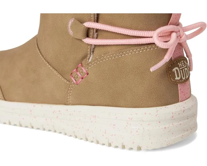 Hey Dude Kids Camden Bow Boots Cozy детские сапожки с бантом и искусственным мехом