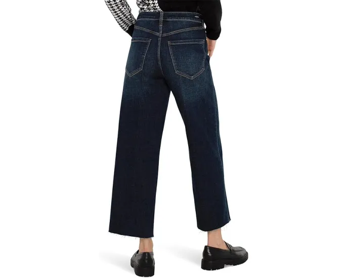 Джинсы Liverpool Los Angeles Stride Crop с широким клешем и завышенной талией