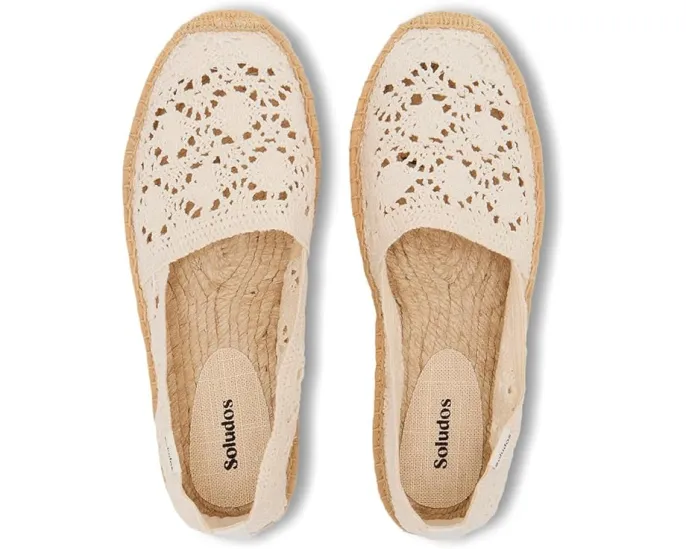 Эспадрильи Soludos Original Espadrille из 100% хлопка с подошвой из джута