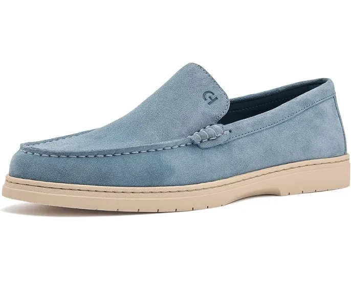 Лоферы Greenwich Grand Venetian Cole Haan из замши с округлым мысом