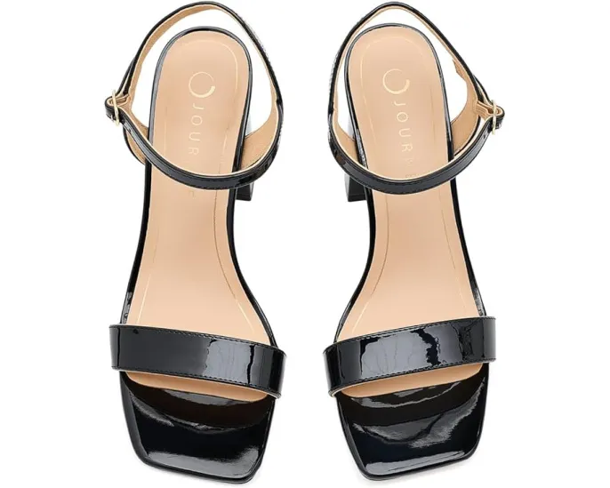 Босоножки Tivona с открытым носком и ремешком на щиколотке на устойчивом каблуке