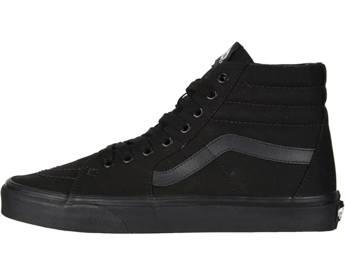 Высокие кроссовки Vans SK8-Hi с кожано-тканевым верхом и подошвой из каучука