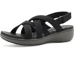 Сандалии Clarks Breezerae Ana с перекрестными ремнями и регулируемым задним ремешком