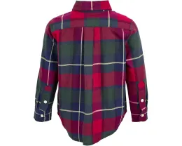 Рубашка Polo Ralph Lauren Kids из хлопкового оксфорда в клетку для малышей