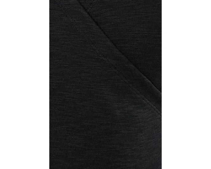 Блуза Lilla P с запахом и рукавом 3/4 из рубчатого слаба