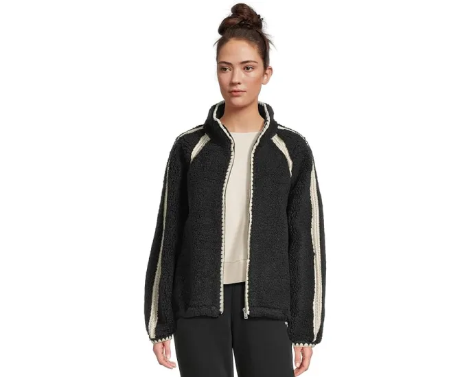 Вязаная куртка UGG Nikia Crochet из плюша Uggfluff с отделкой