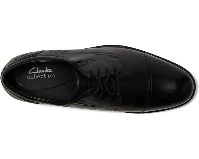 Туфли Clarks Steadwell Cap из махагоновой кожи с комфортной стелькой