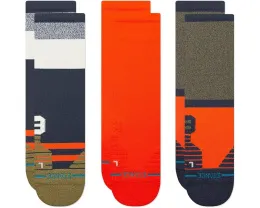 Набор носков Stance Route Mid Crew 3-Pack с амортизацией