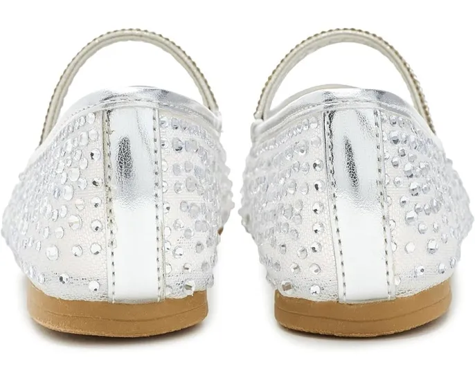 Детские балетки Jax с камнями и эластичной лямкой Nina Kids