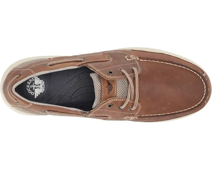 Ботинки Dockers Beacon на шнурках в стиле топ-сайдер из нубука и сетки