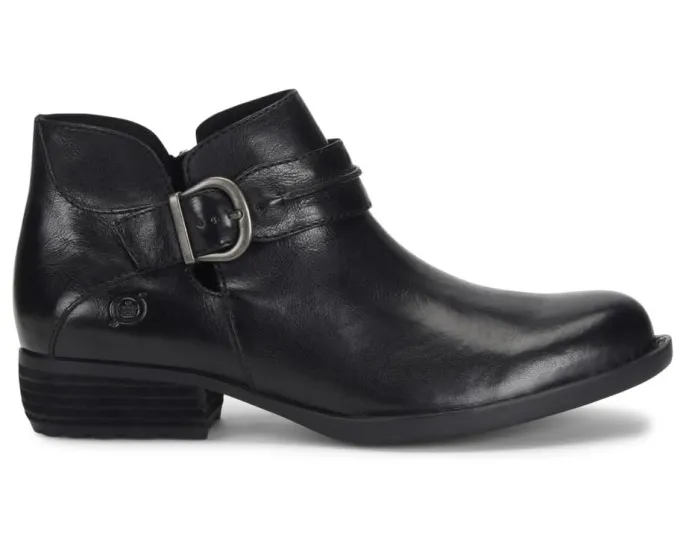 Ботинки Born Kati на молнии с каблуком из дерева и кожи