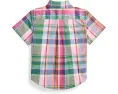 Рубашка Polo Ralph Lauren Kids из хлопкового поплина в клетку для младенцев