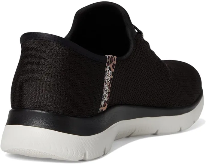 Skechers Summits Leopard Chic Hands Free Slip-INS с леопардовым принтом