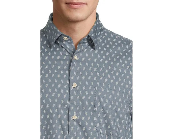 Рубашка с коротким рукавом Movement Monterrey из смеси Supima хлопка Faherty