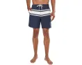 Faherty All Day Boardshorts шорты с полоской синего ночного цвета