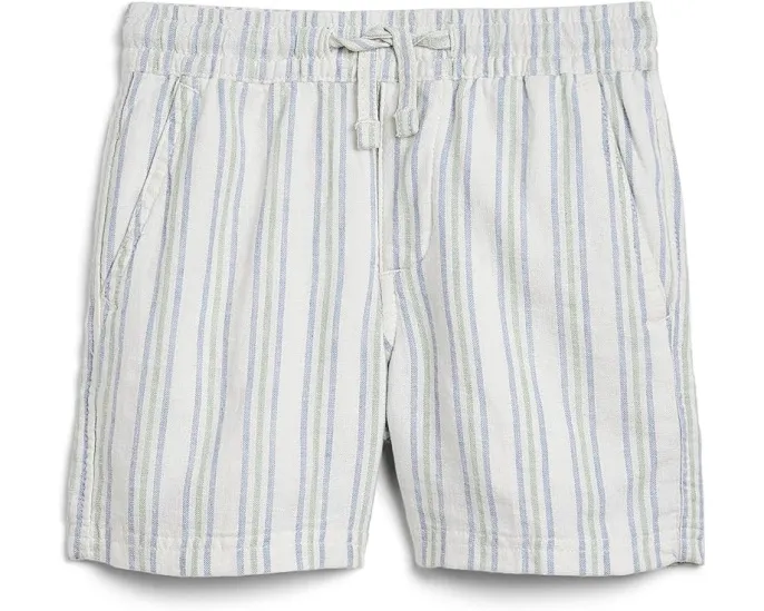 Льняные шорты abercrombie kids для детей старшего возраста