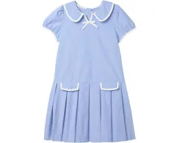 Детское платье Janie and Jack с отложным воротником и бантом из хлопка