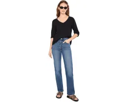 Футболка V-Neck с рукавом 3/4 и округлым низом Mod-o-doc