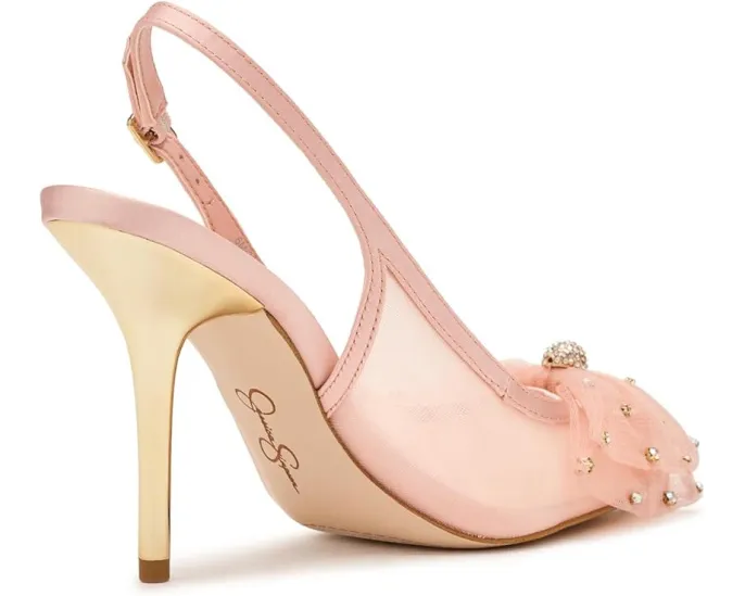 Лодочки Jessica Simpson Lavilra с бантом из тюля и стразами