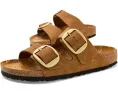 Сандалии Birkenstock Arizona Big Buckle из нубука с цветным принтом на стельке