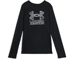 Under Armour футболка Tech Hybrid Print с длинным рукавом для детей