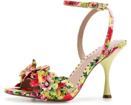 Туфли Blue by Betsey Johnson Hilley с цветным каблуком и аппликацией цветка