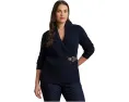 Свитер Lauren Ralph Lauren Plus Size из хлопка с пряжкой