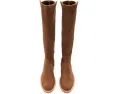 Ботинки Stuart Weitzman 5050 Gisele до колена из замши с эластичной вставкой