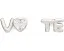Серьги-гвоздики Have Your Say Studs с надписью от Kate Spade New York